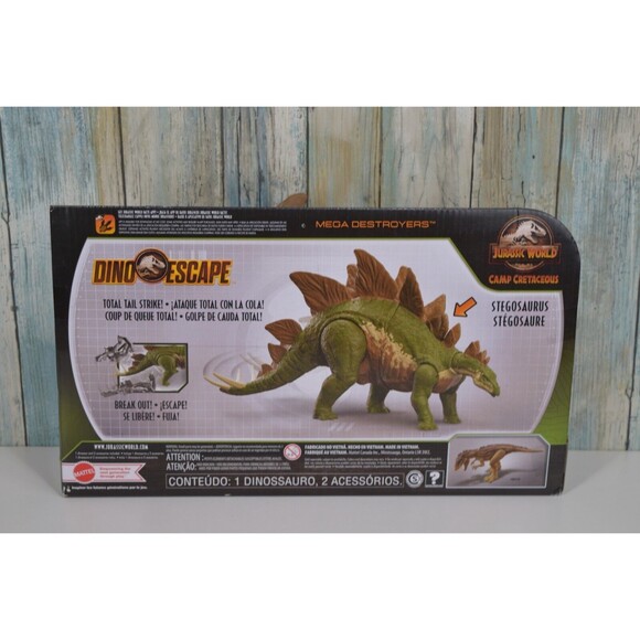 Jurassic World STEGOSAURUS Camp Cretaceous Dino Escape Mega Destroyer - Picture 2 of 3